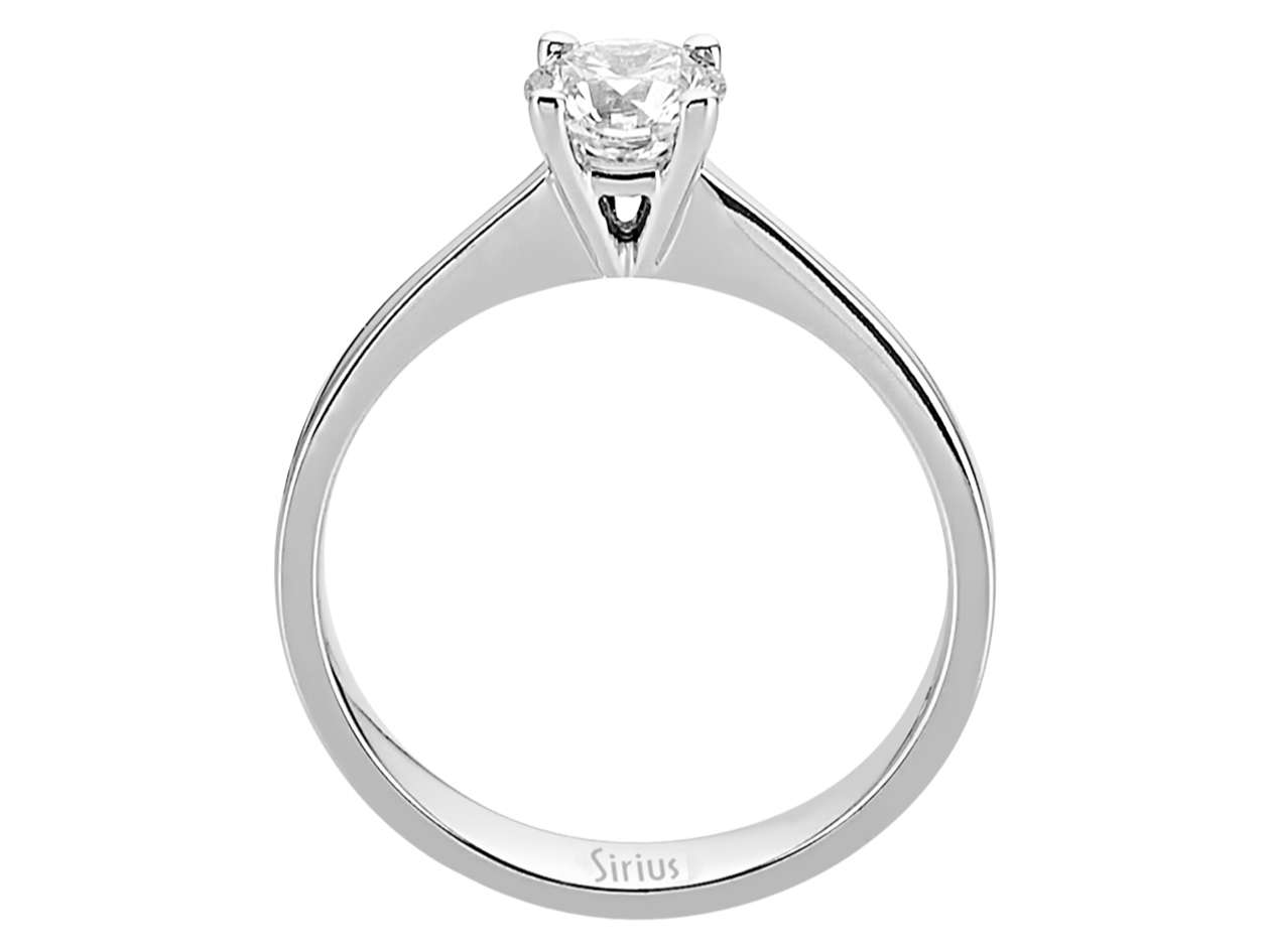 Bague solitaire diamant 0,71 carat