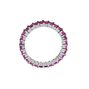 Ruby Eternity Alliance Ring