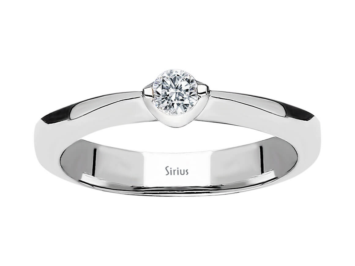 0.13 Carat Diamond Solitaire Ring