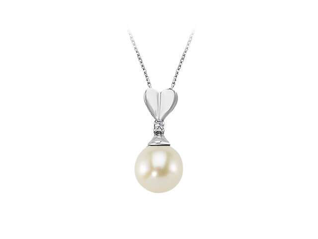 Collier de diamants et de perles