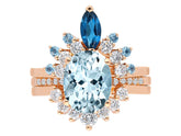 Diamond Three Piece Quasar Ring
