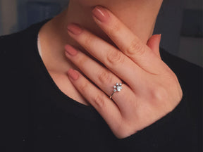 Bague patte de chat diamant
