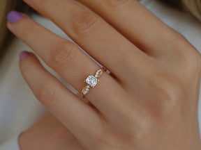 Bague solitaire diamant 0,60 carat au total