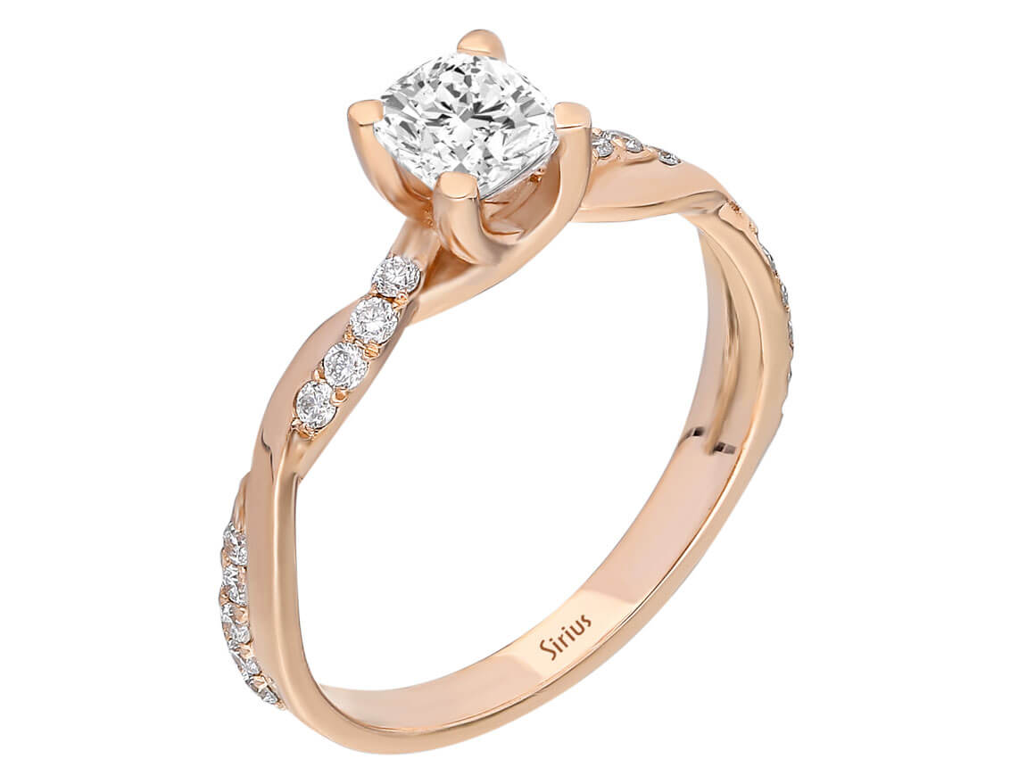 0.60 total carat diamond solitaire ring