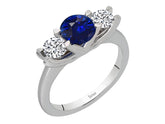 Bague Nova Tria diamant et saphir