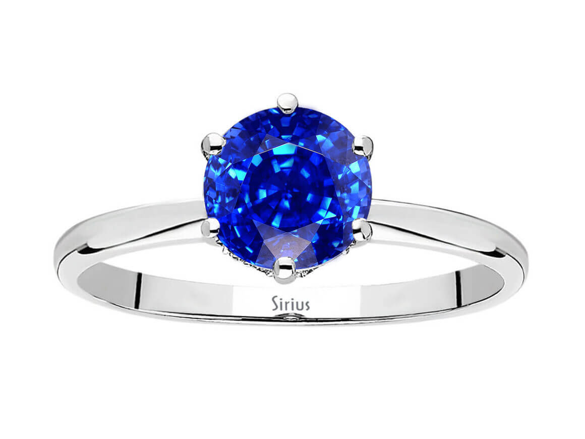 Diamond and Sapphire Sonora Ring