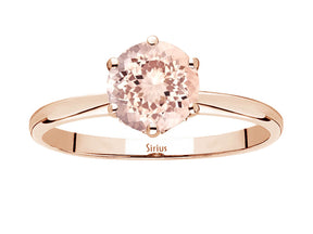 Bague Malaga Diamant et Morganite