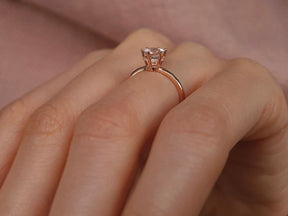 Bague Malaga Diamant et Morganite
