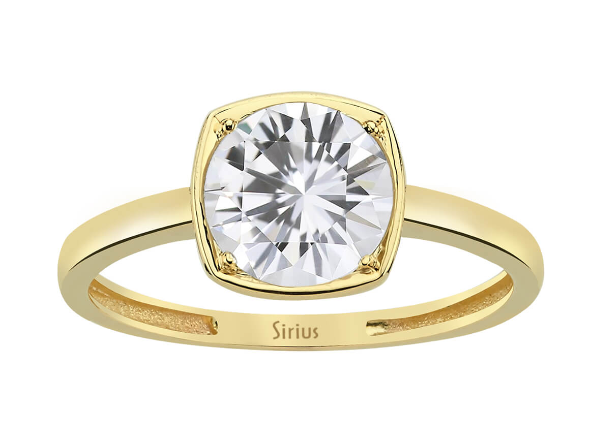 White Topaz Pingala Ring