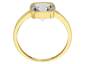 Bague Pingala avec topaze blanche