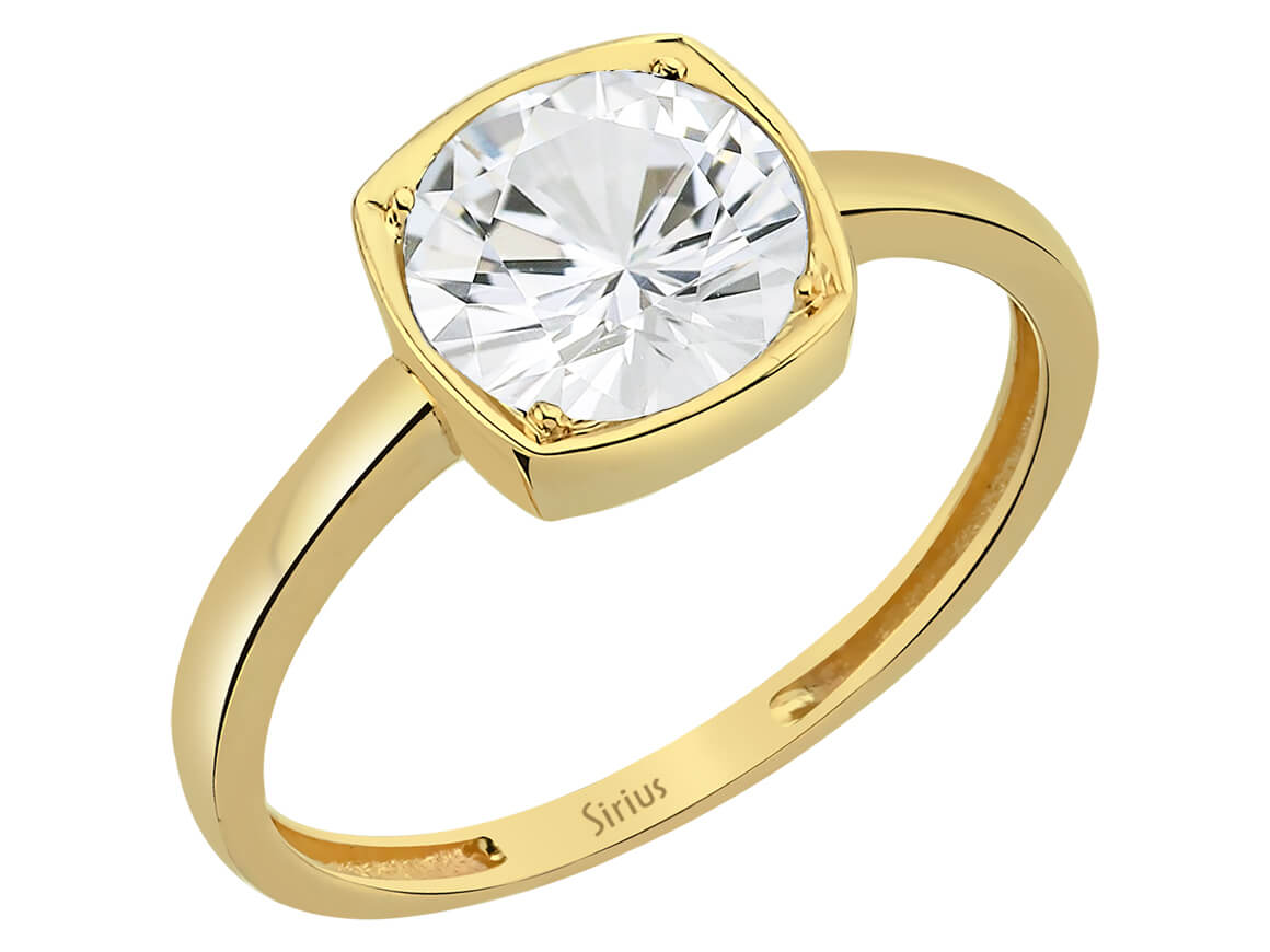 White Topaz Pingala Ring