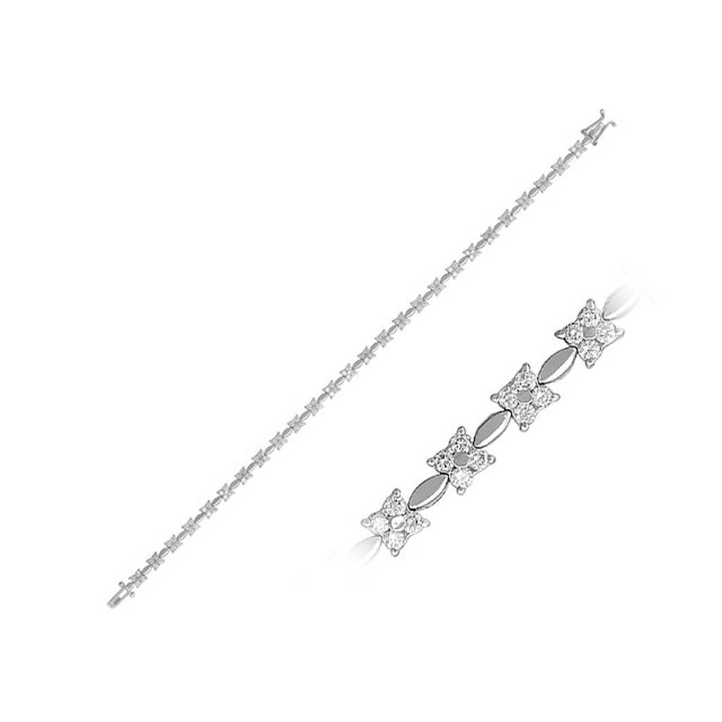 1.76 Carat Diamond Tennis Bracelet