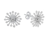 Diamond Snowflake Earrings