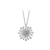 Diamond Snowflake Necklace