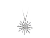 Diamond Snowflake Necklace