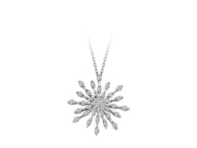 Diamond Snowflake Necklace