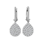 Diamond Cluster Earrings