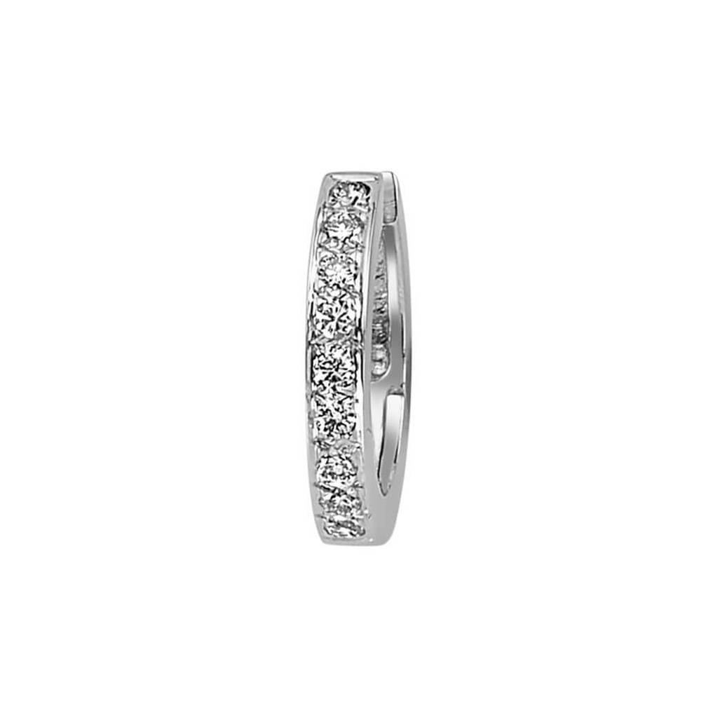 Diamond Men's Hoop Earrings