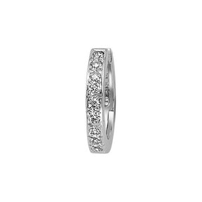 Diamond Men's Hoop Earrings