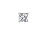 Boucles d'oreilles à tige avec diamant solitaire de 0,17 carat pour hommes
