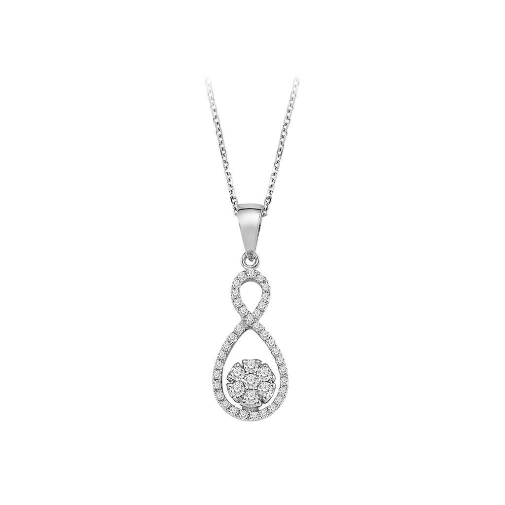 Diamond Eternal Sun Necklace