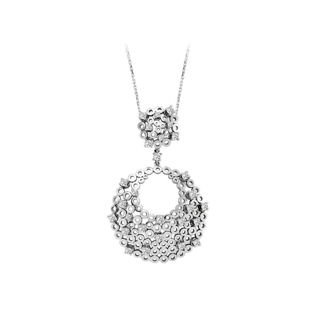 Collier Croissant de Lune Diamant