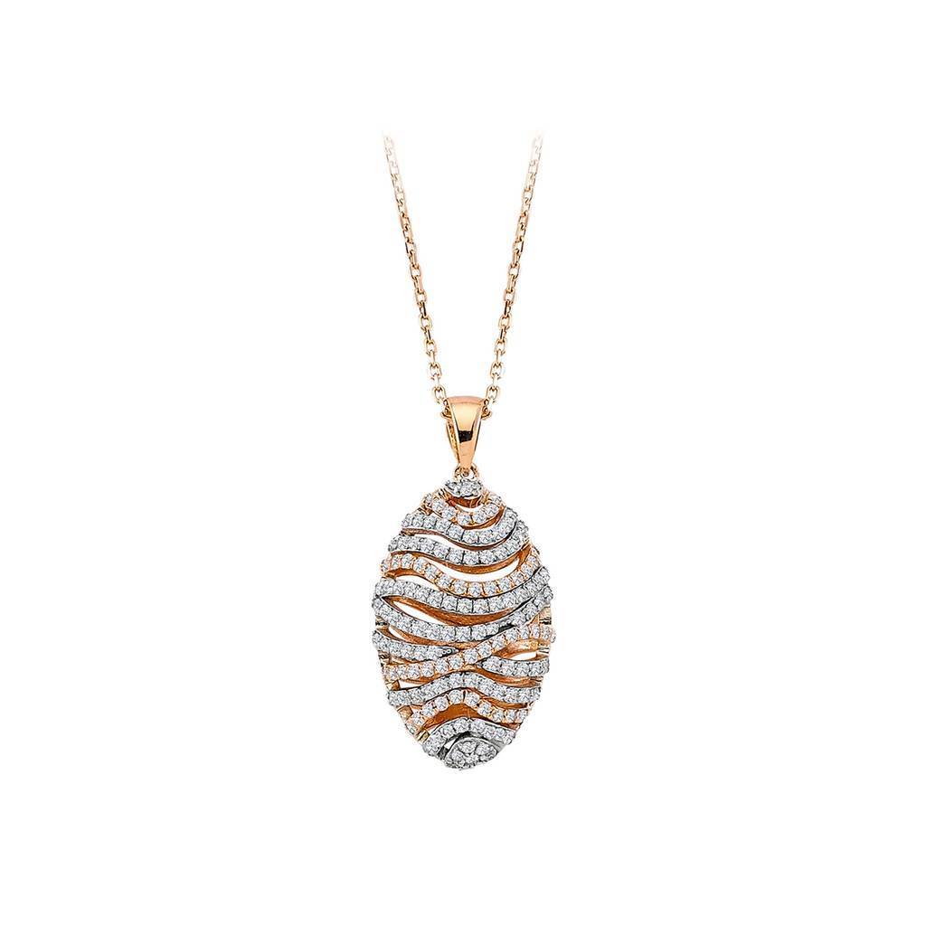 Collier en soie diamant