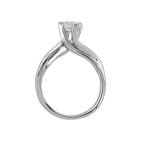Bague solitaire diamant 0,52 carat