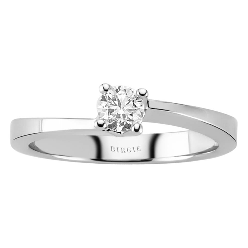 Bague solitaire diamant 0,30 carat