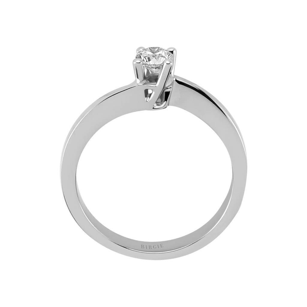 Bague solitaire diamant 0,30 carat
