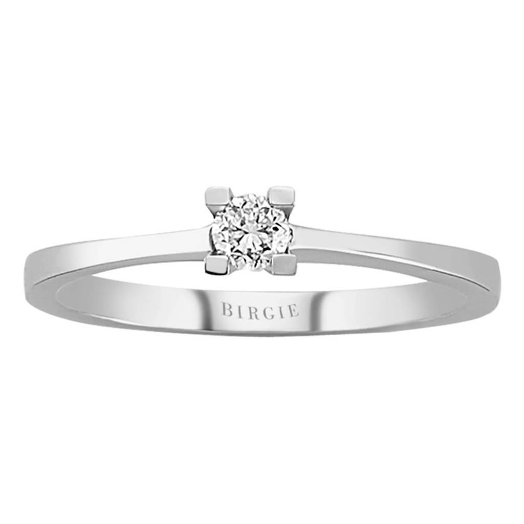 0.12 carat diamond solitaire ring
