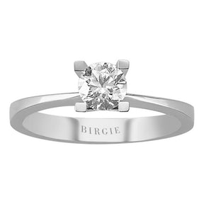 Bague solitaire diamant 0,54 carat