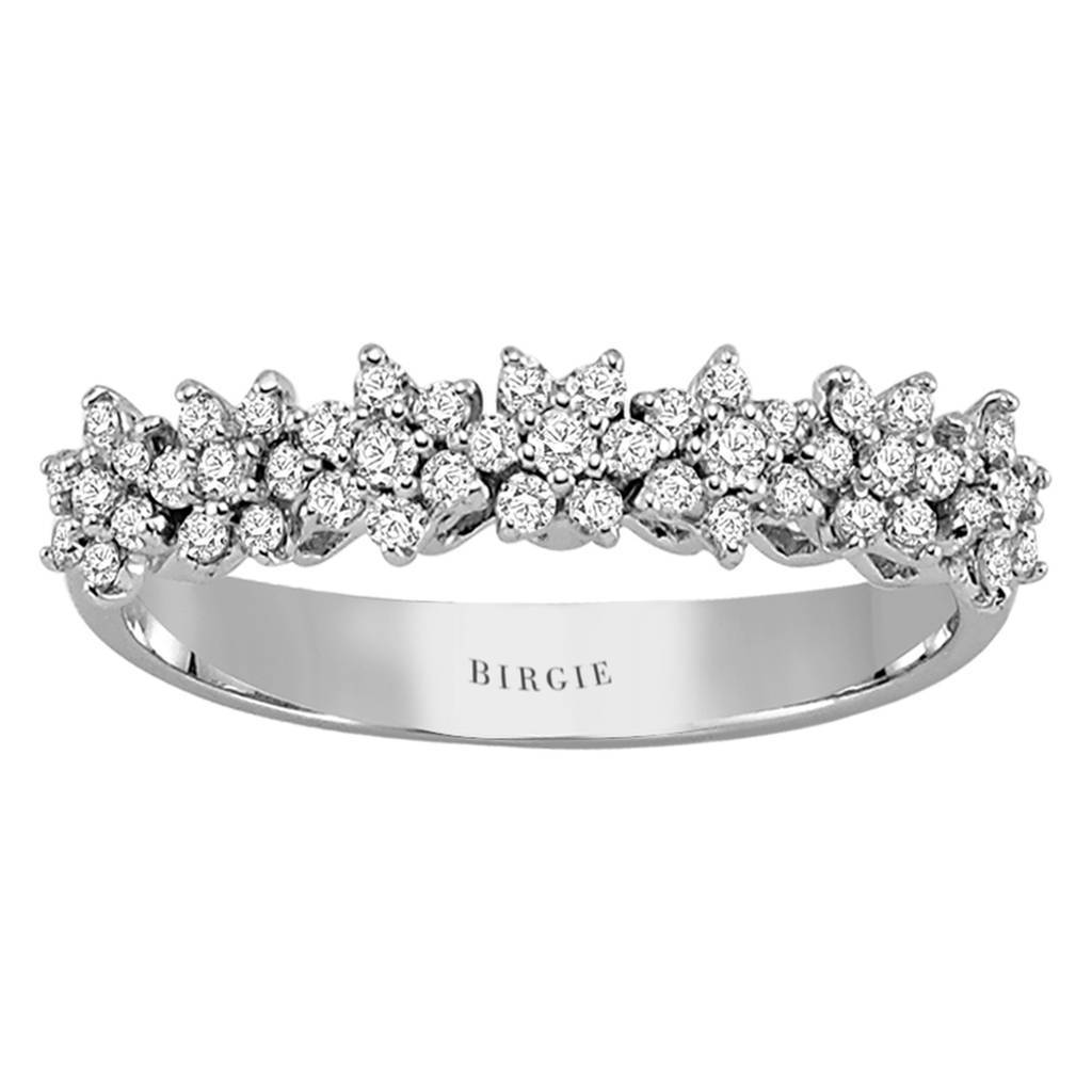 Bague diamant 7 fleurs