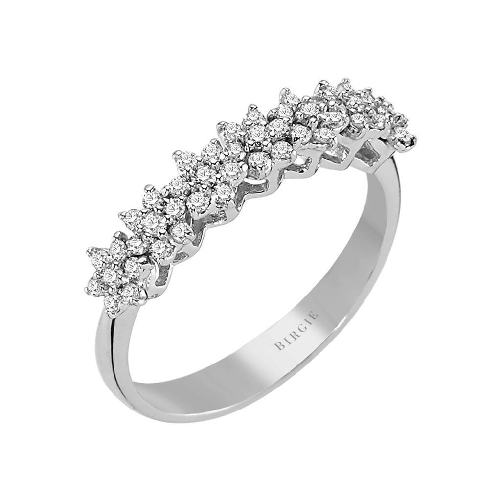 Bague diamant 7 fleurs