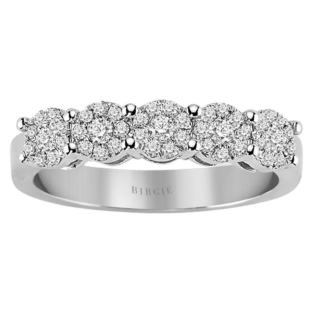 1.50 total carat effect diamond 5 stone alliance