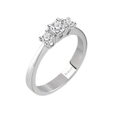 0.42 Carat Diamond Tria Ring