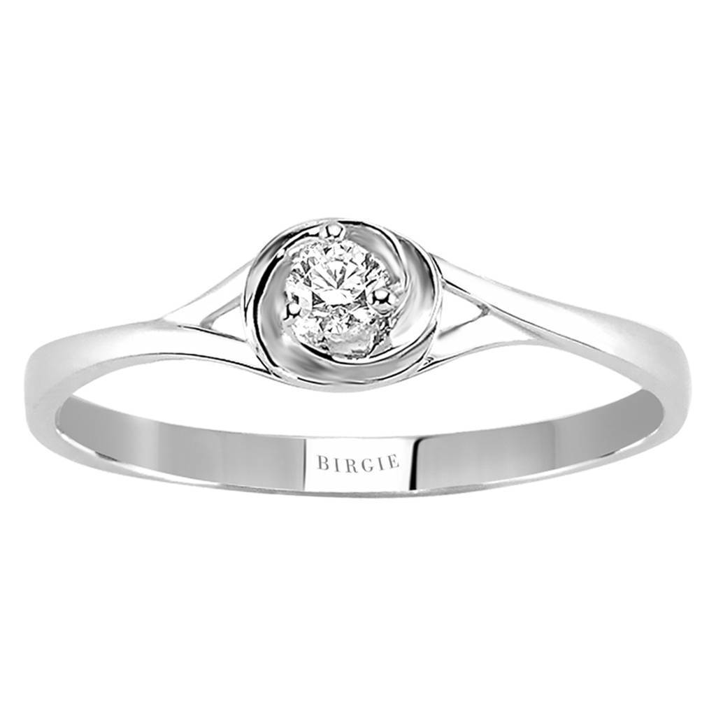 0.08 carat diamond solitaire ring