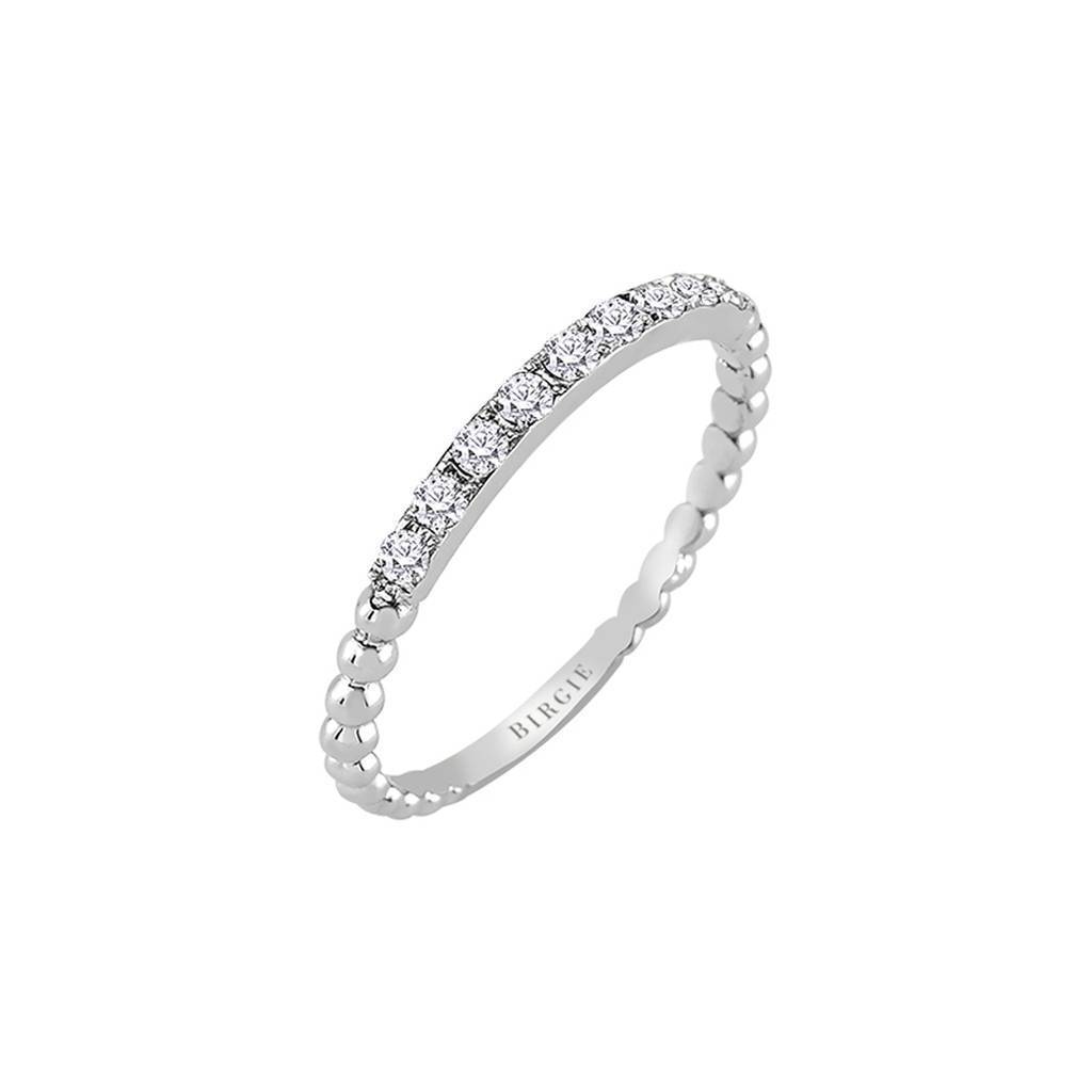 Alliance diamant 9 pierres