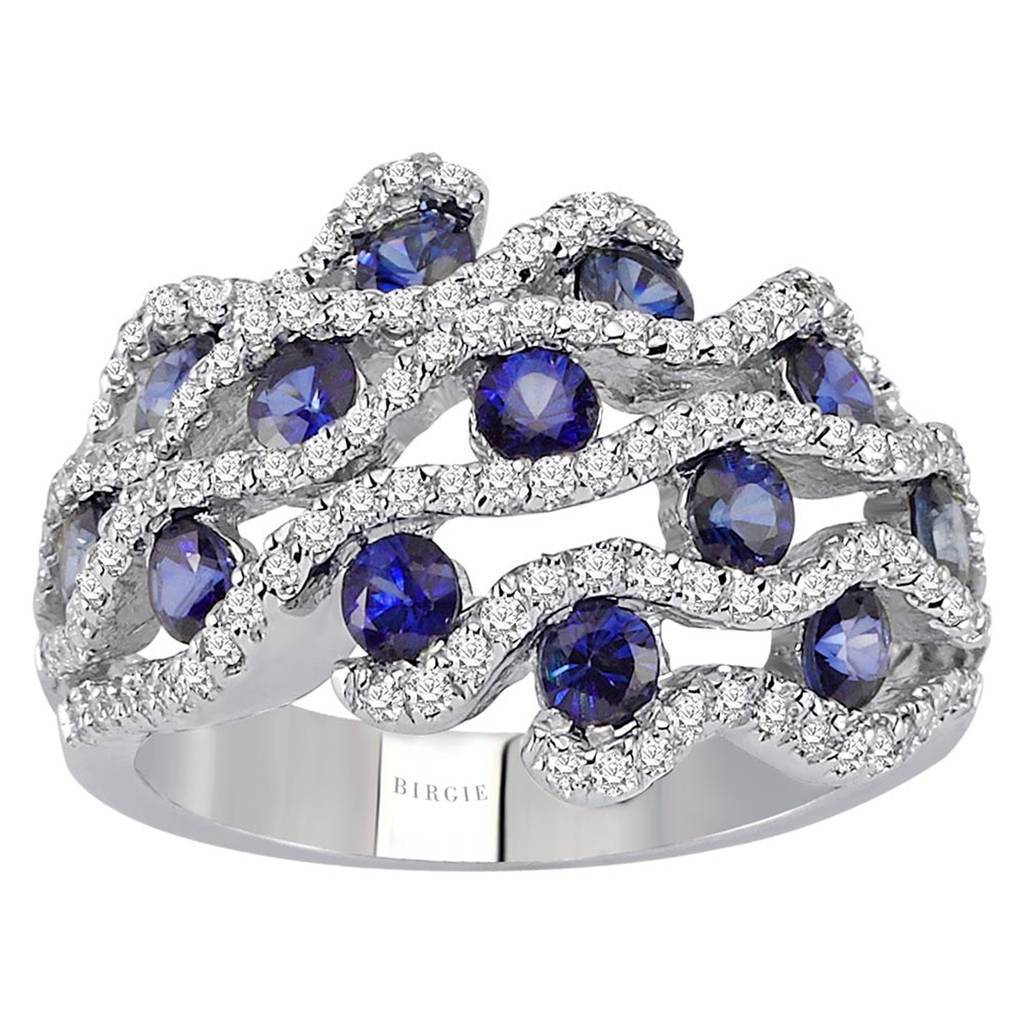 Diamond and Sapphire Ring