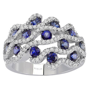 Diamond and Sapphire Ring