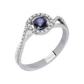 Diamond and Sapphire Ring