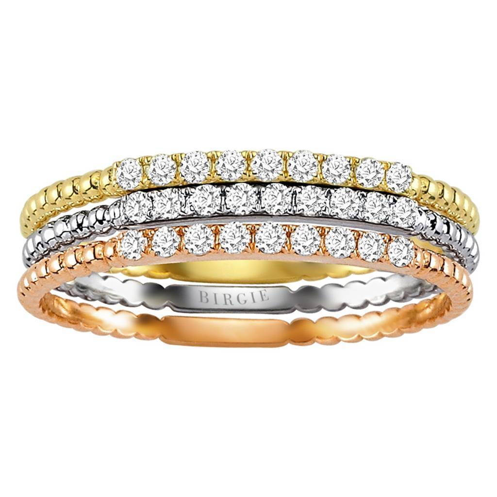 Alliance demi-ronde Diamond Tria
