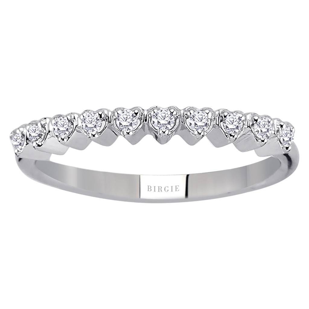 Alliance Coeur Demi-Rond Diamant