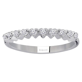 Alliance Coeur Demi-Rond Diamant