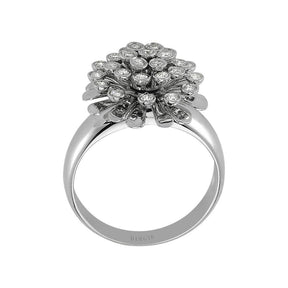 Bague fleur diamant