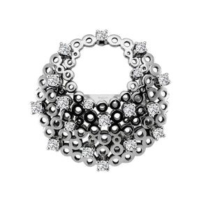 Bague croissant de lune diamant