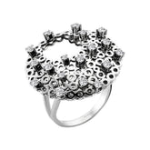 Bague croissant de lune diamant