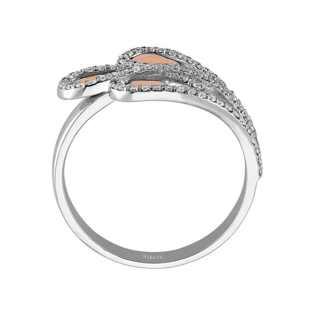 Bague en grappe antique en diamant