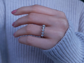 0.45 carat diamond 5 stone alliance