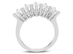 Alliance 5 pierres diamant 0,80 carat